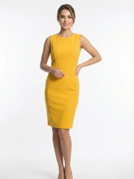 Vestido Amarillo Recto — foto 1