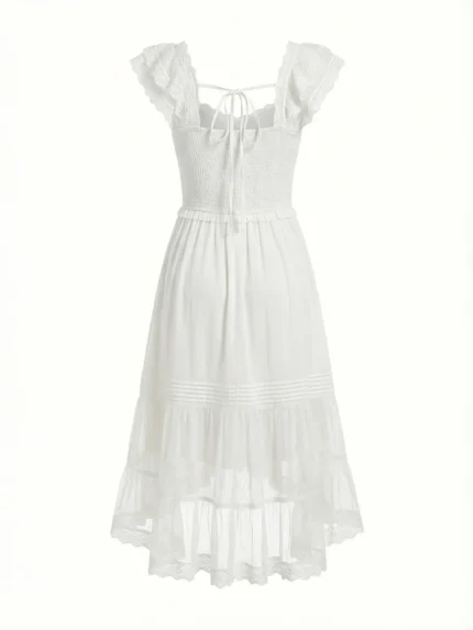 Vestido Blanco con Volantes — foto 2