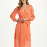 Vestido Cruzado Coral — foto 1