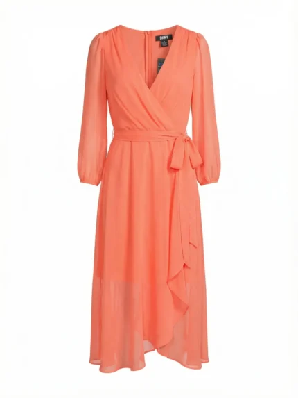 Vestido Cruzado Coral — foto 2