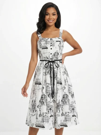 Vestido Estampado París — foto 1