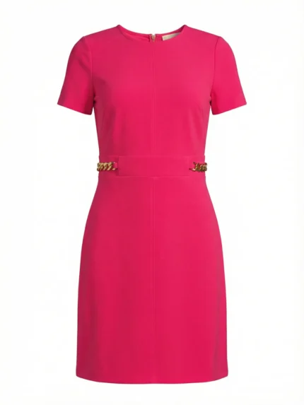 Vestido Fucsia con Cadena — foto 2