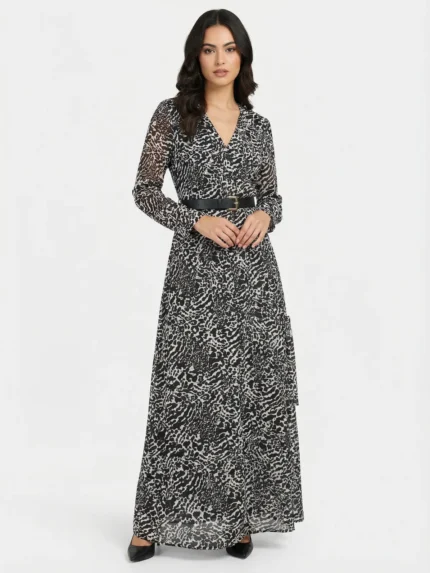 Vestido Maxi Animal Print — foto 1