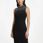 Vestido Negro con Pedrería — foto 1