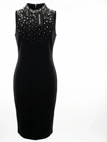 Vestido Negro con Pedrería — foto 2
