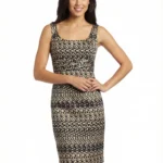Vestido Tejido Animal Print — foto 1