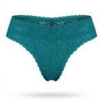 Calzón Victoria’s Secret Turquesa — XS — fantasma frente