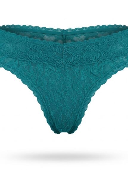 Calzón Victoria’s Secret Turquesa — XS — fantasma frente