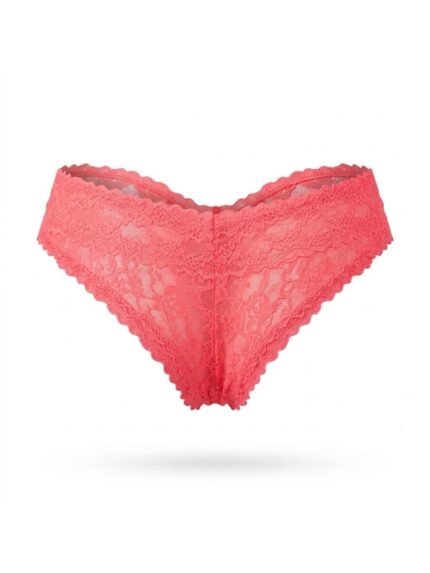 Calzón Victoria’s Secret Coral neón — XS — fantasma espalda