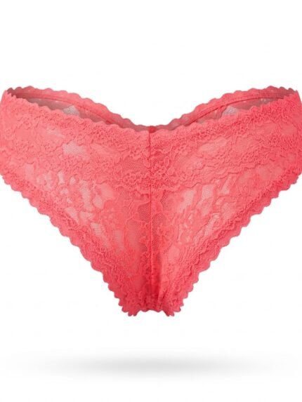 Calzón Victoria’s Secret Coral neón — XS — fantasma espalda