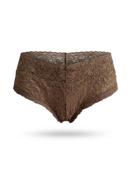 Calzón Victoria’s Secret Dorado moca — XS — fantasma frente