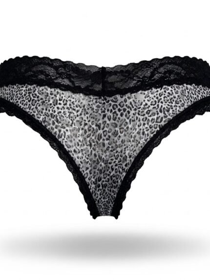 Calzón Victoria’s Secret Animal print gris — XS — fantasma espalda