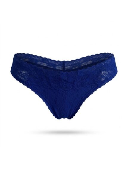 Calzón Victoria’s Secret Azul rey — XS — fantasma frente
