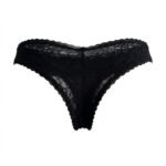 Calzón Victoria’s Secret Negro — XS — fantasma frente