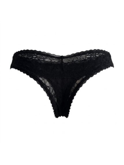 Calzón Victoria’s Secret Negro — XS — fantasma frente