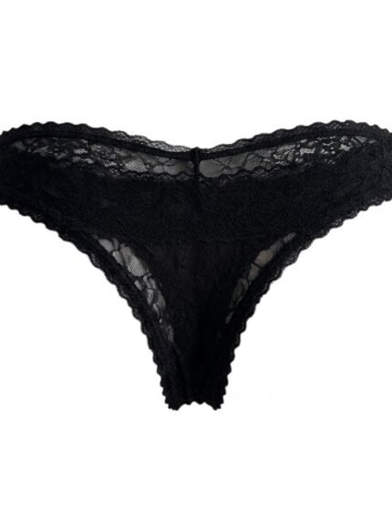 Calzón Victoria’s Secret Negro — XS — fantasma frente