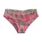 Calzón Victoria’s Secret Rayas rosa — XS — fantasma frente