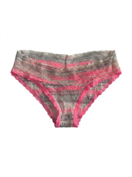 Calzón Victoria’s Secret Rayas rosa — XS — fantasma frente