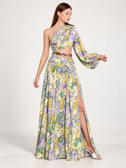 Vestido EDYAN-P009, vista de cuerpo completo